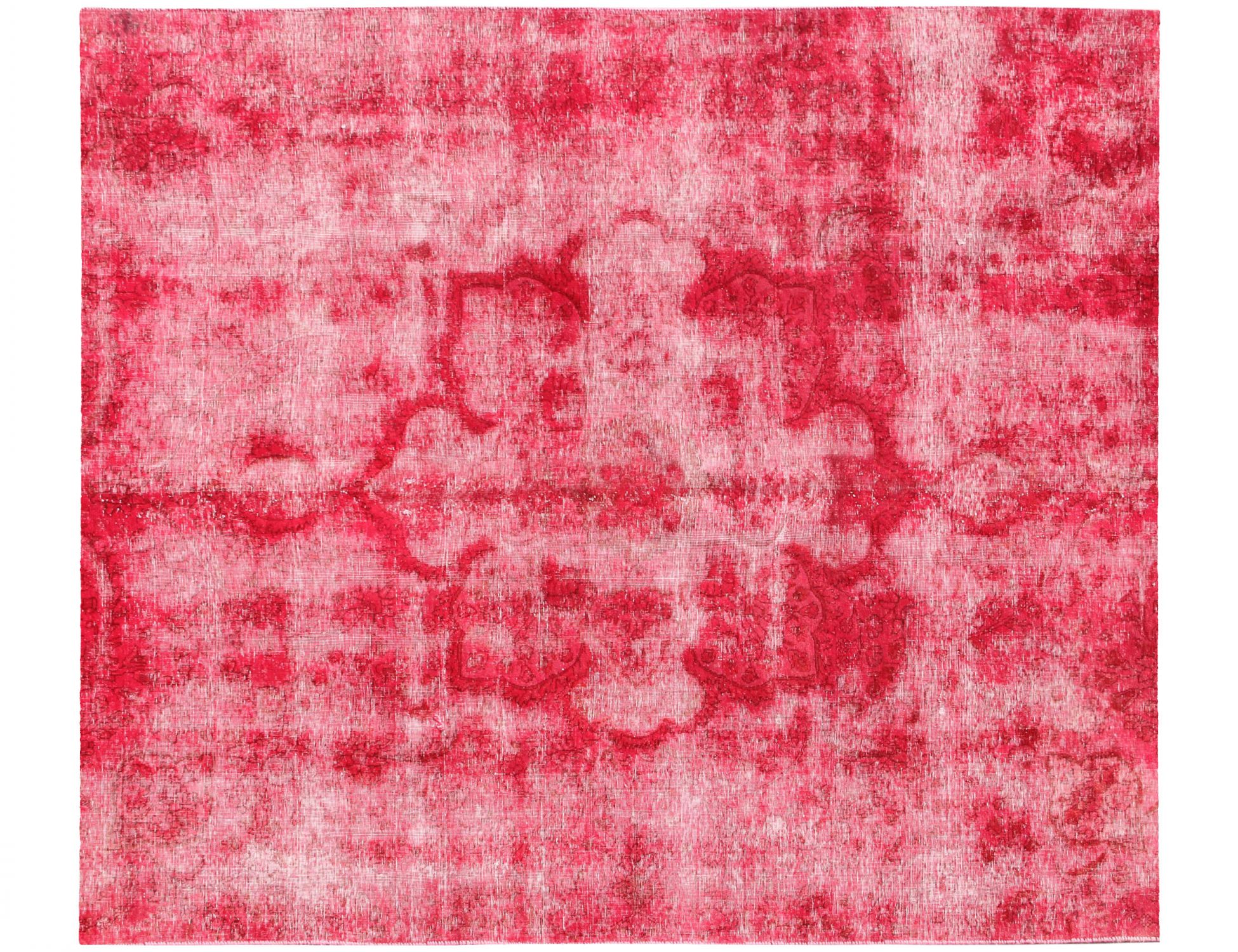 Persischer Vintage Teppich  rot <br/>250 x 203 cm