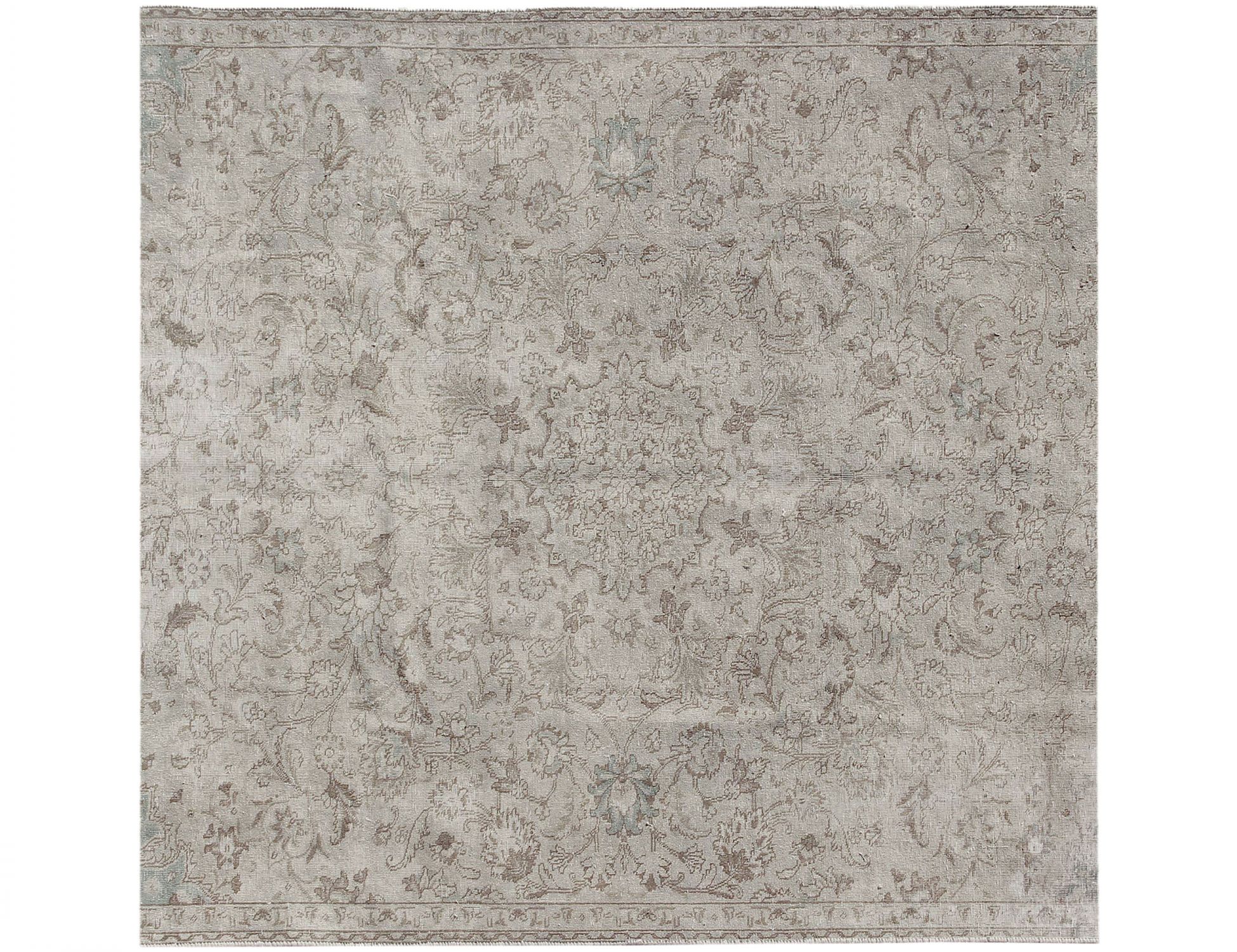 Tappeto vintage persiano  beige <br/>180 x 180 cm