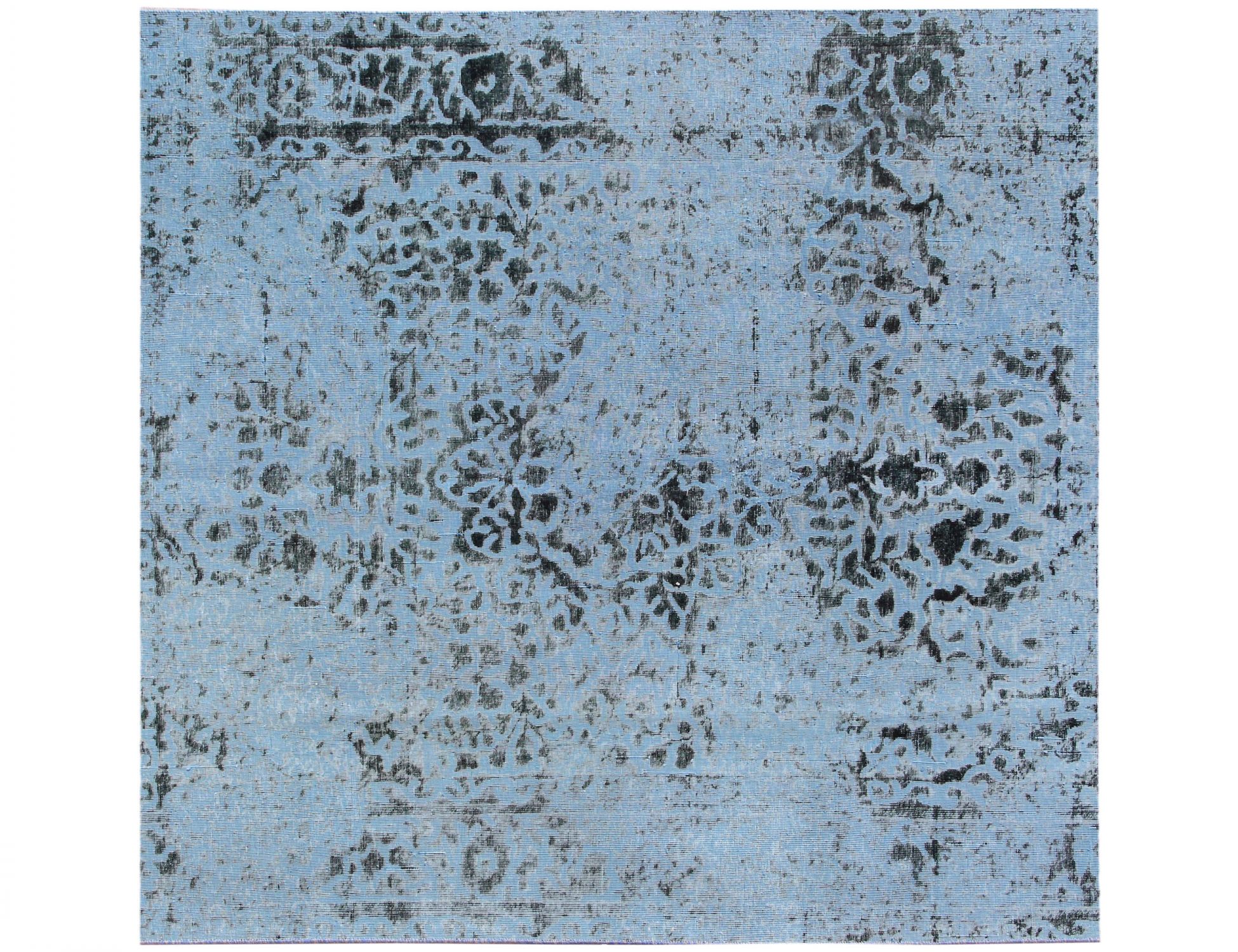 Tappeto vintage persiano  blu <br/>198 x 198 cm