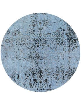 Persischer Vintage Teppich 198 x 198 blau