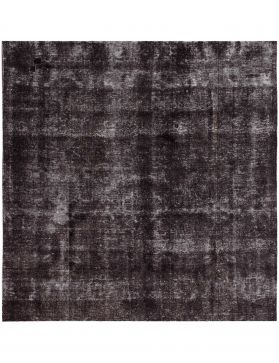 Persisk vintage teppe 200 x 200 svart