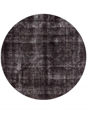 Persischer Vintage Teppich 200 x 200 schwarz