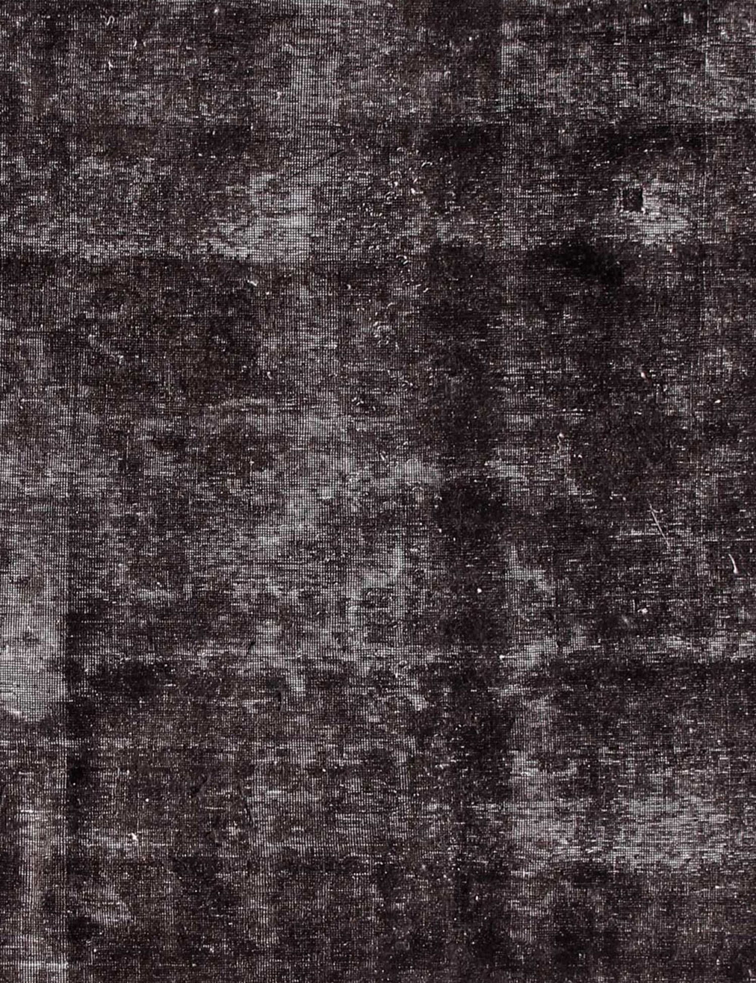 Persischer Vintage Teppich  schwarz <br/>200 x 200 cm