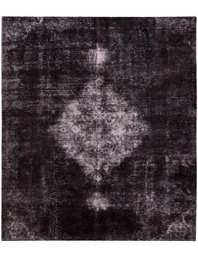 Persischer Vintage Teppich 260 x 208 schwarz