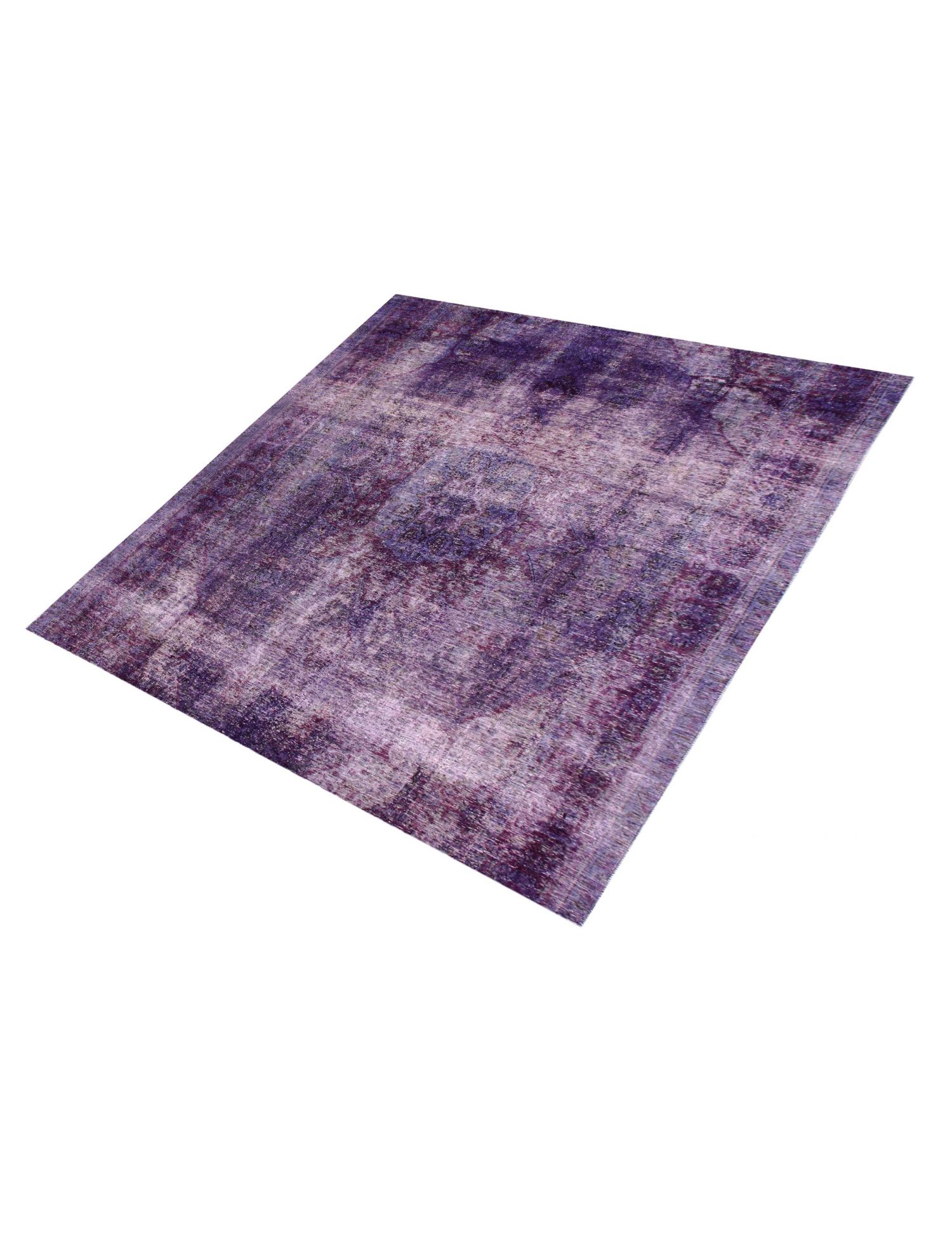 Persischer Vintage Teppich  lila <br/>278 x 278 cm
