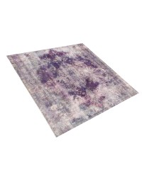 Lila Persien Persischer Vintage Teppich  287 x 287 cm