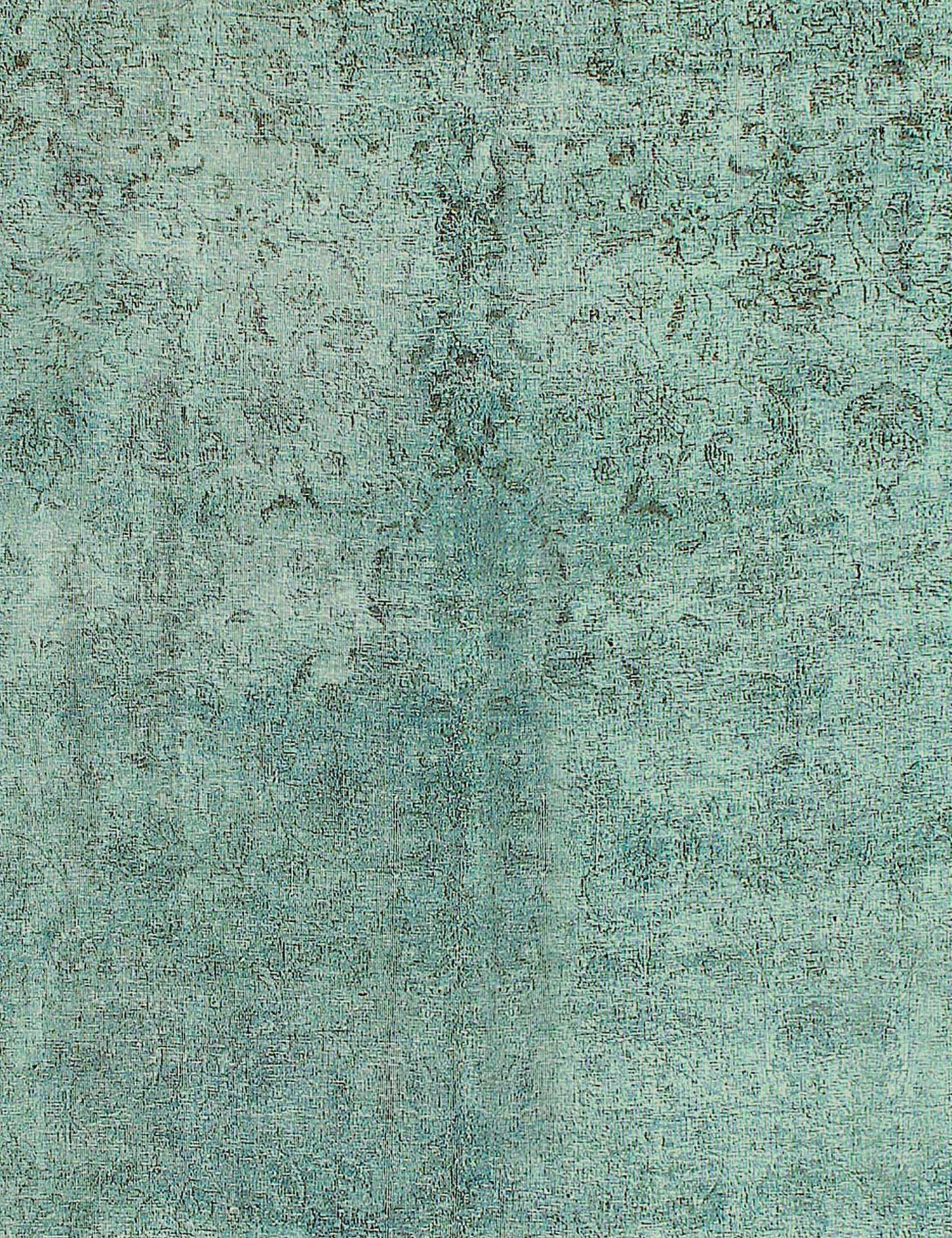 Persischer Vintage Teppich  türkis <br/>295 x 295 cm