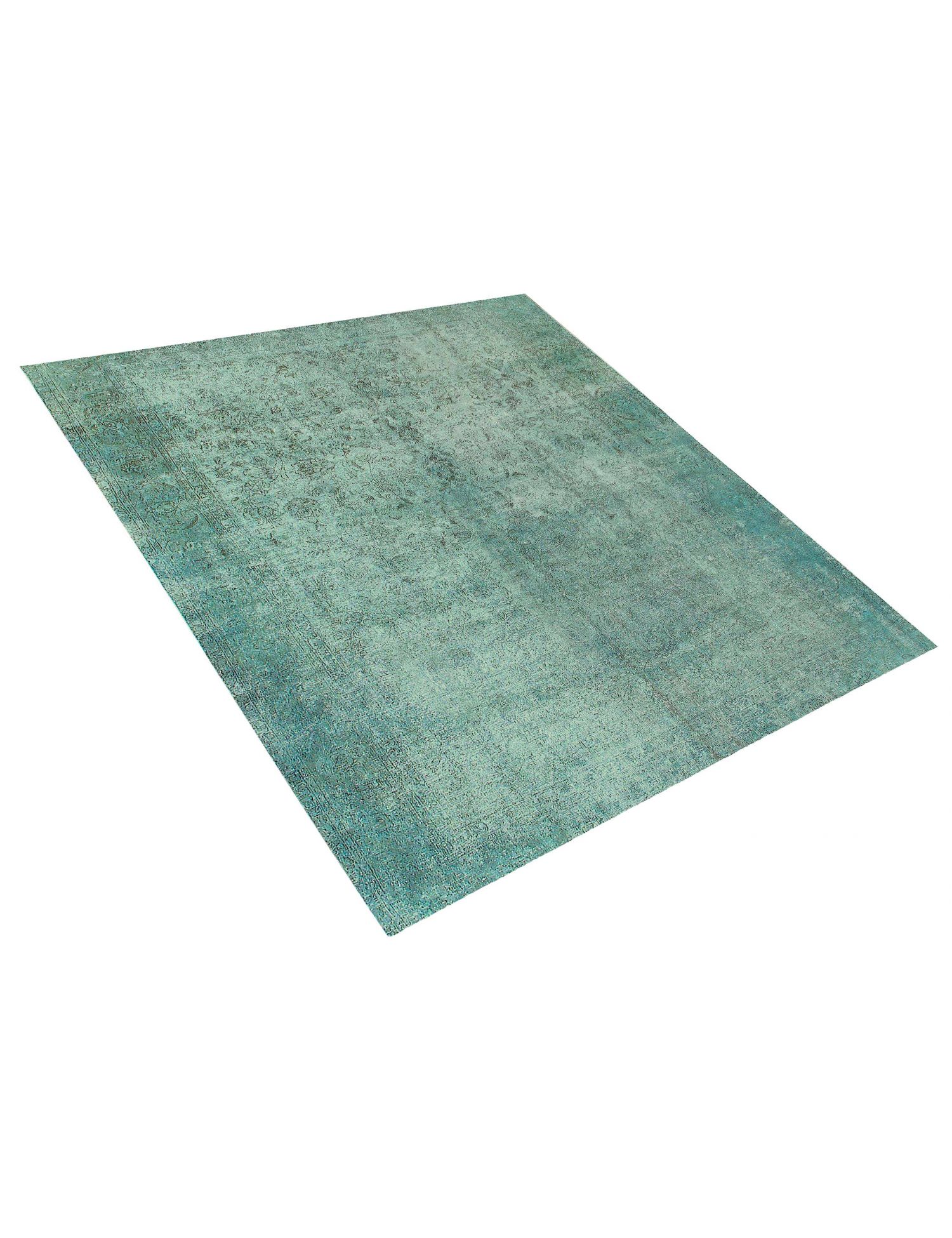 Persischer Vintage Teppich  türkis <br/>360 x 295 cm