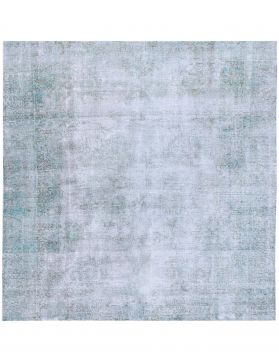 Quadrat  Vintage Teppich  türkis <br/>245 x 245 cm