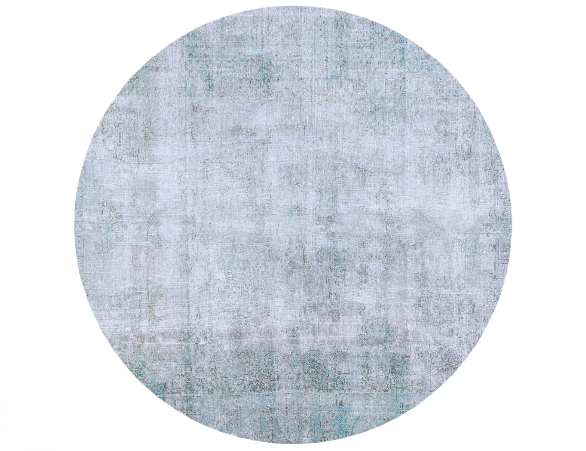 Tappeto vintage persiano  turchese <br/>245 x 245 cm