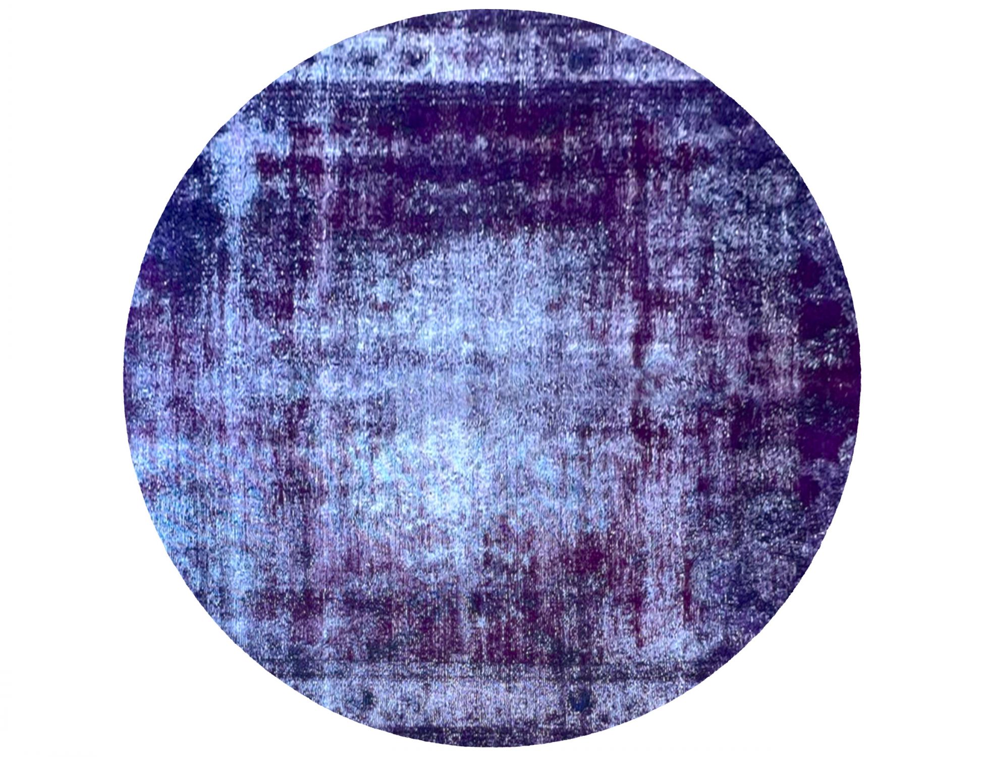 Persischer Vintage Teppich  lila <br/>296 x 296 cm