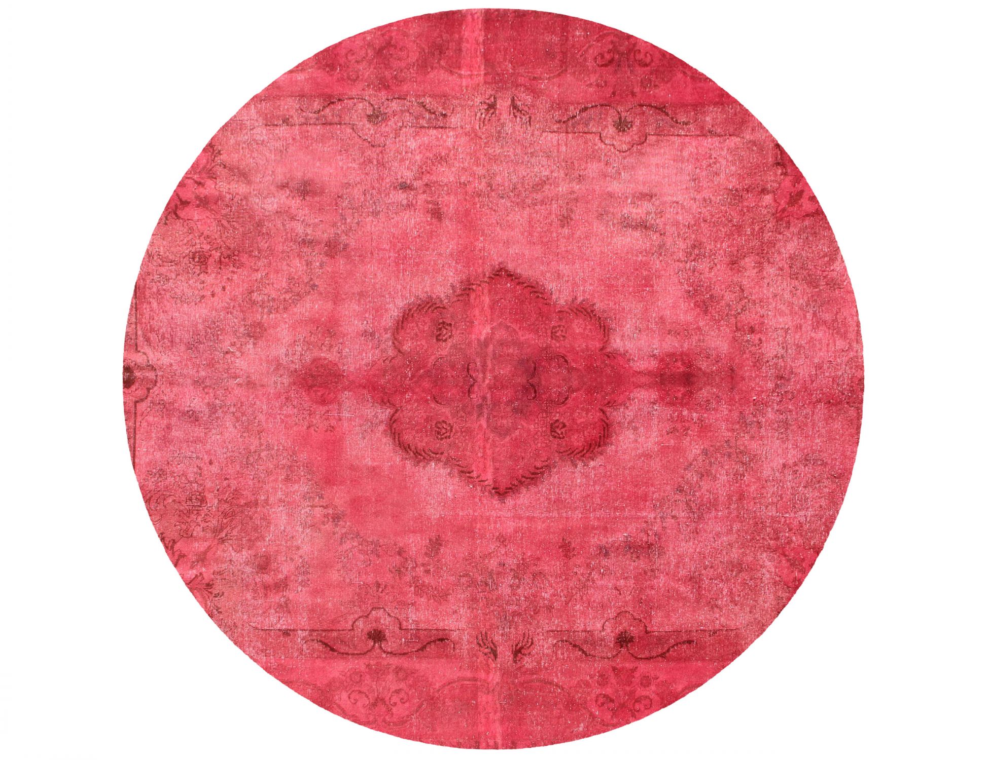 Tappeto vintage persiano  rosso <br/>287 x 287 cm