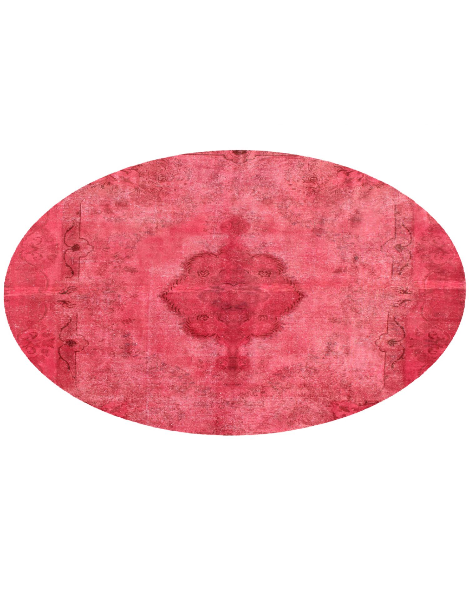 Persischer Vintage Teppich  rot <br/>287 x 287 cm