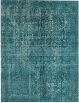 Tapis Persan vintage 325 x 290 turquoise