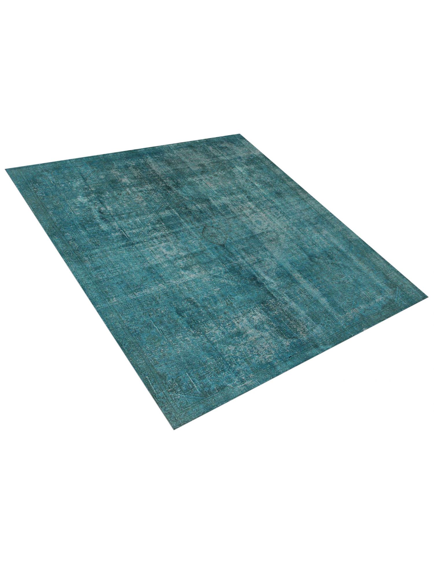 Persischer Vintage Teppich  türkis <br/>325 x 290 cm