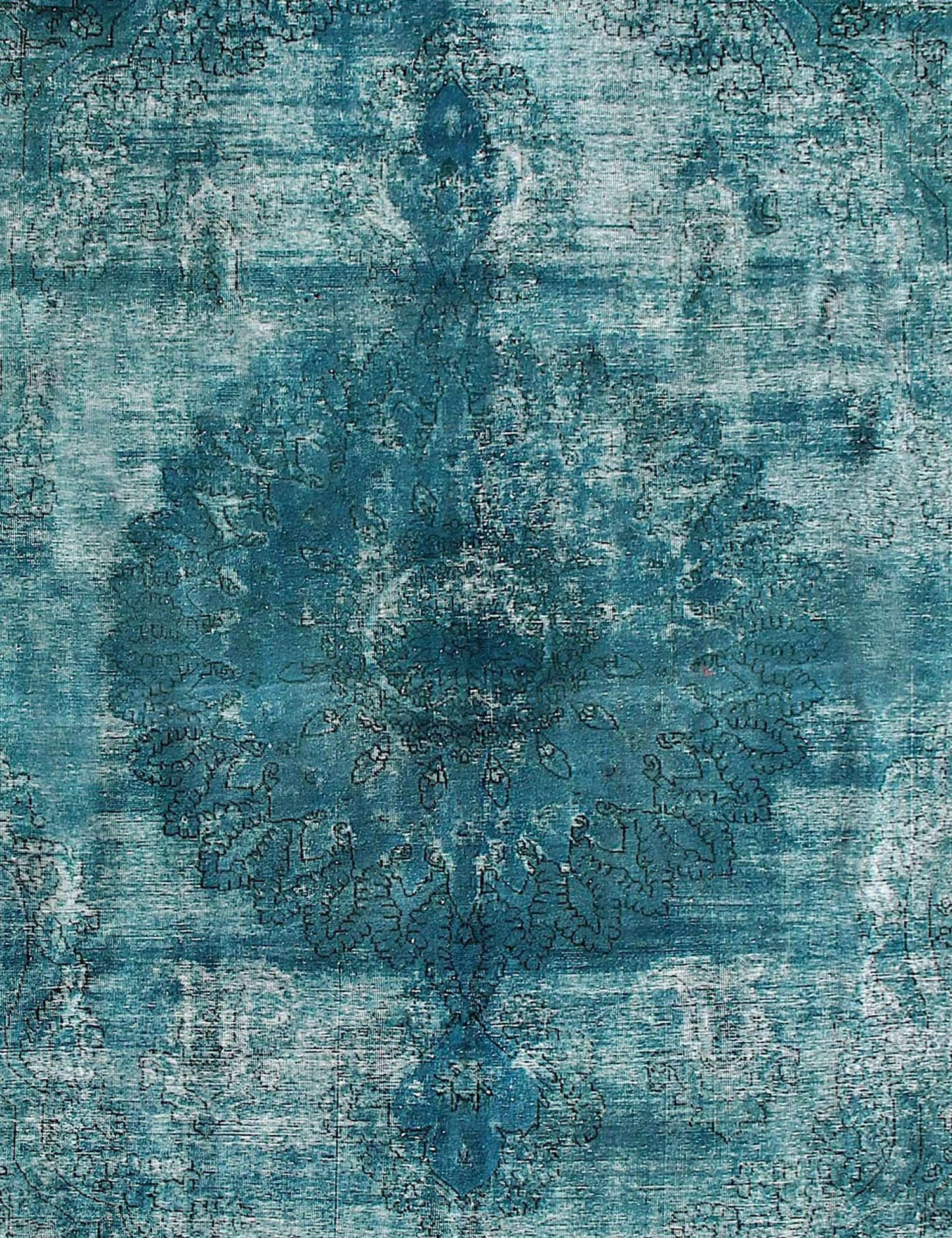 Persischer Vintage Teppich  türkis <br/>273 x 273 cm