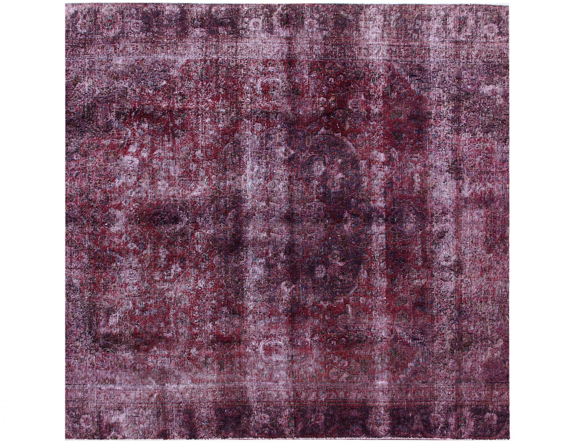 Tappeto vintage persiano  viola <br/>227 x 227 cm