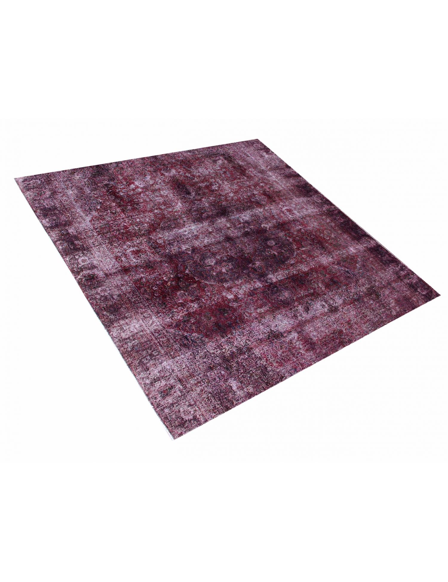 Persischer Vintage Teppich  lila <br/>227 x 227 cm