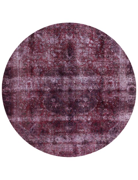 Lila Persien Persischer Vintage Teppich 227 x 227 cm