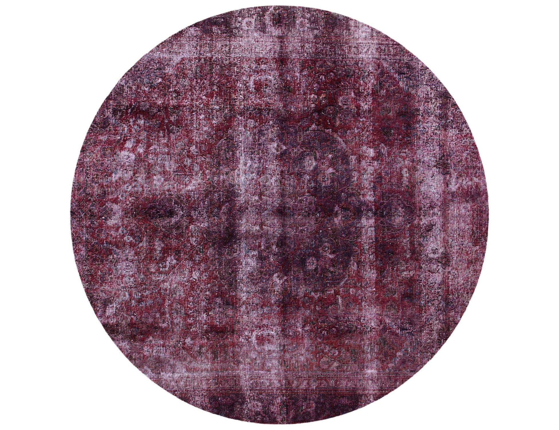 Persischer Vintage Teppich  lila <br/>227 x 227 cm