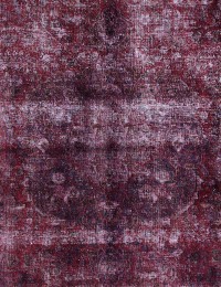 Viola Persiano Tappeto vintage persiano 227 x 227 cm - view 1