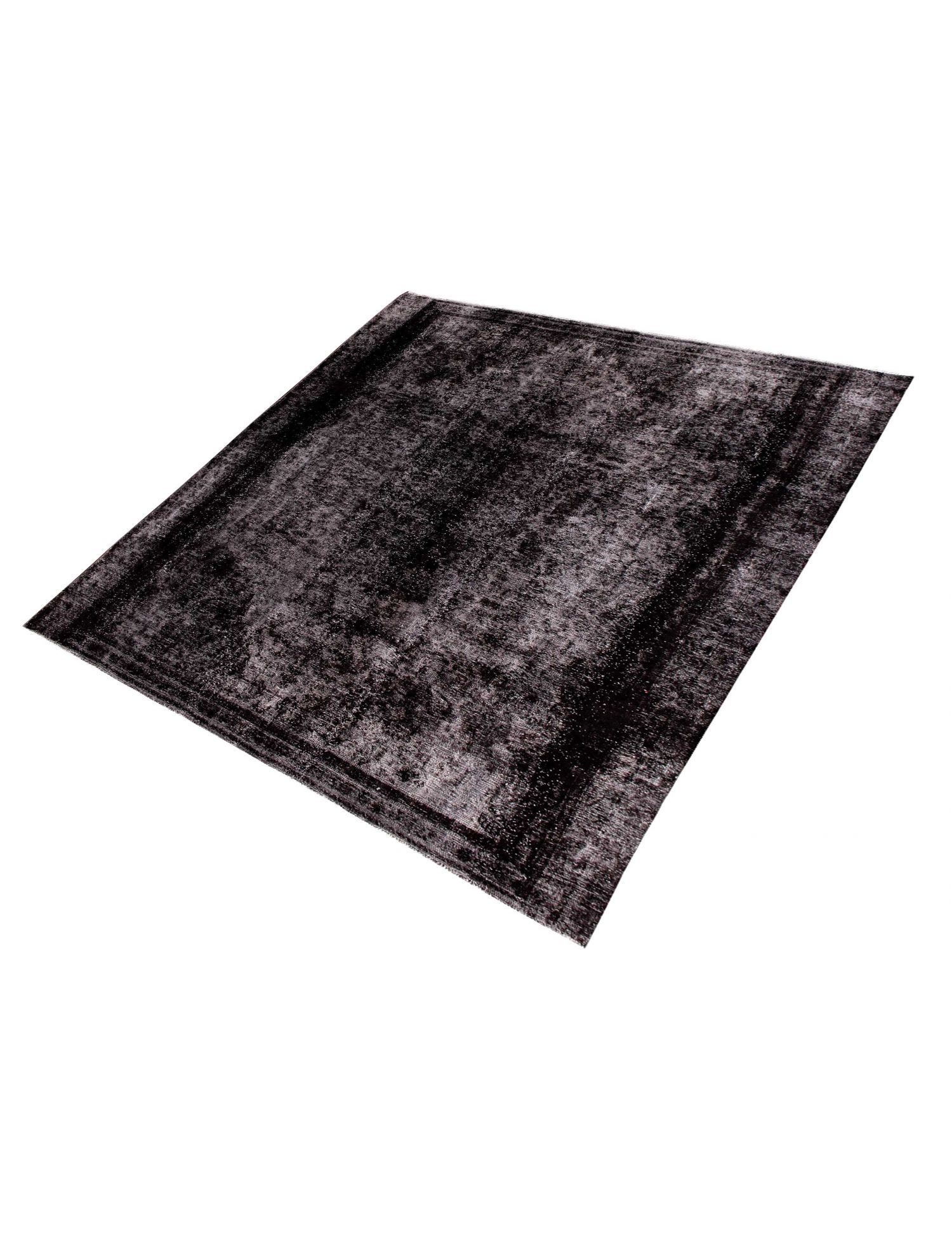 Persischer Vintage Teppich  schwarz <br/>260 x 260 cm
