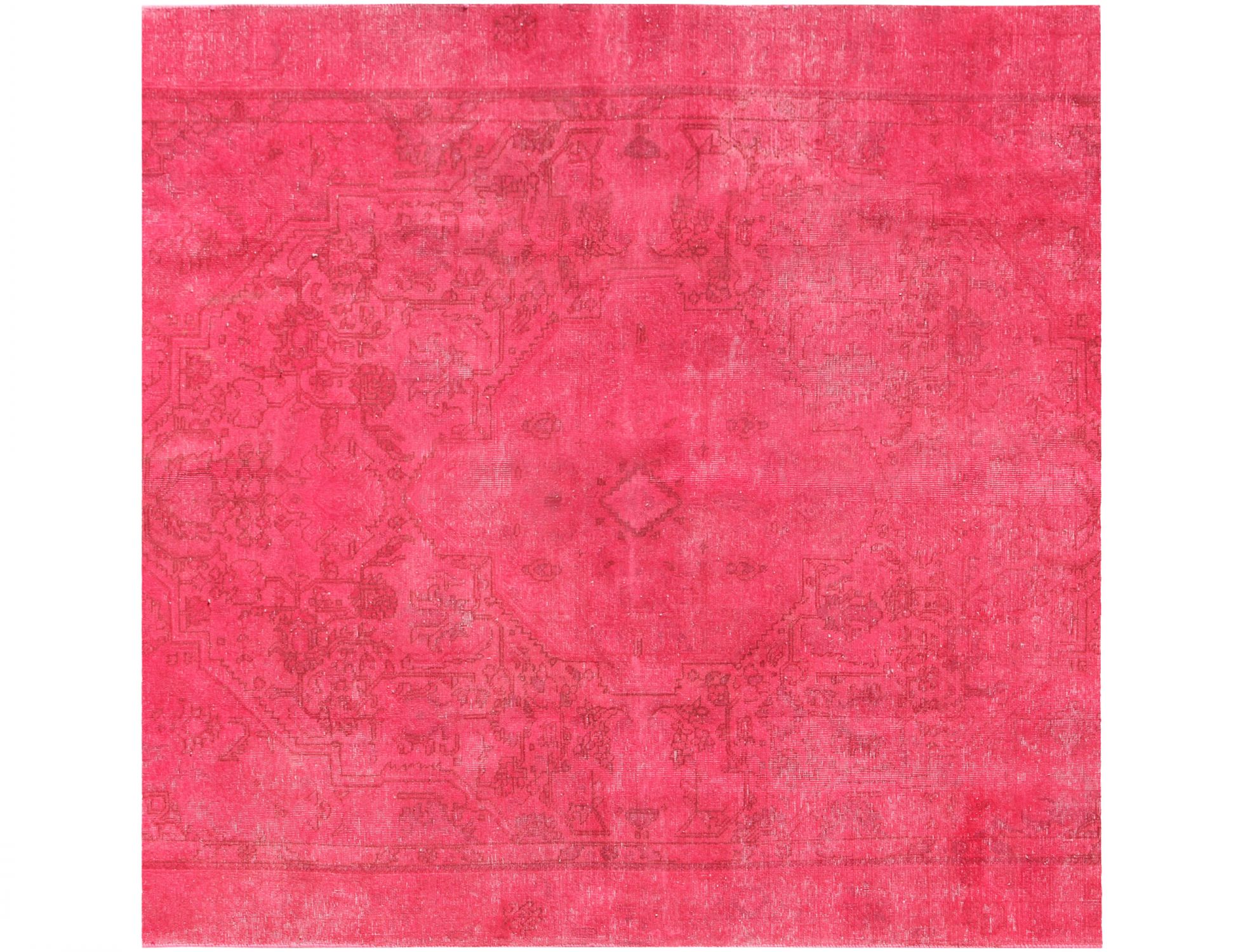 Tappeto vintage persiano  rosso <br/>184 x 184 cm