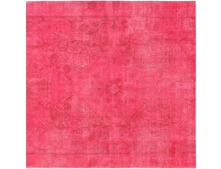 Rot Persien Persischer Vintage Teppich  184 x 184 cm