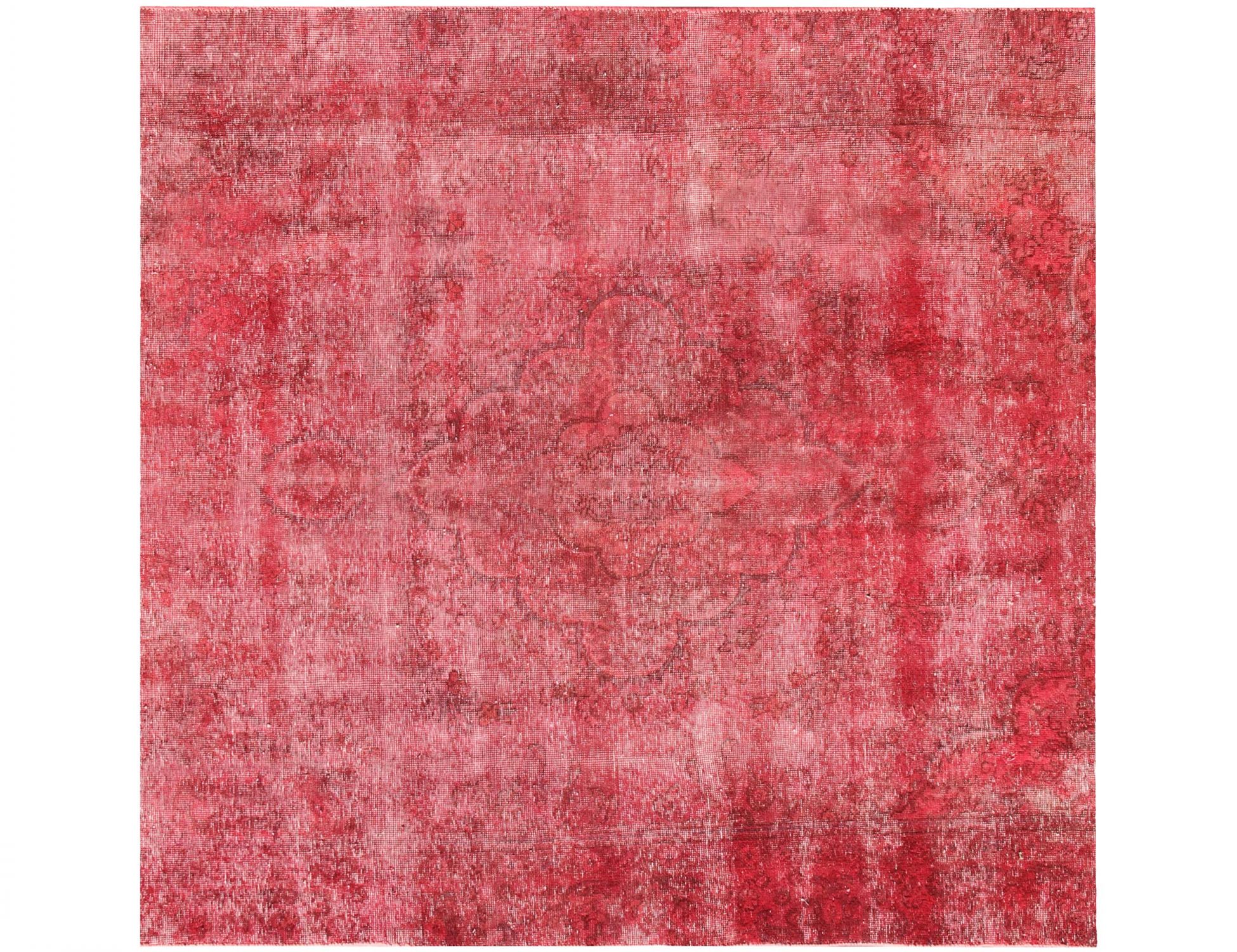 Tappeto vintage persiano  rosso <br/>180 x 180 cm