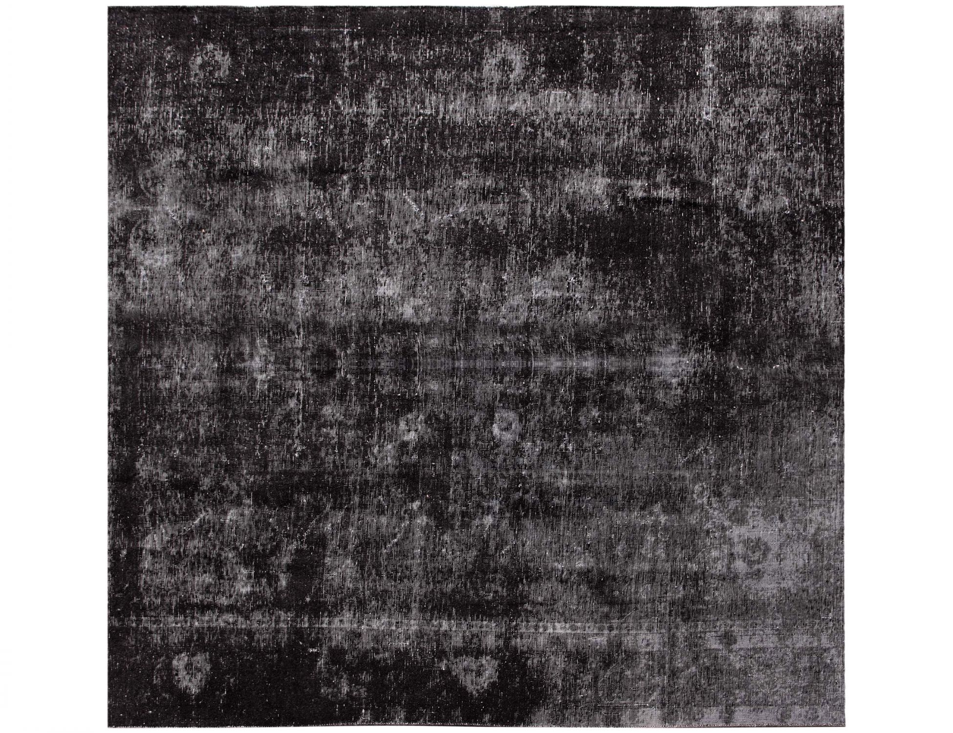 Tappeto vintage persiano  nero <br/>225 x 225 cm