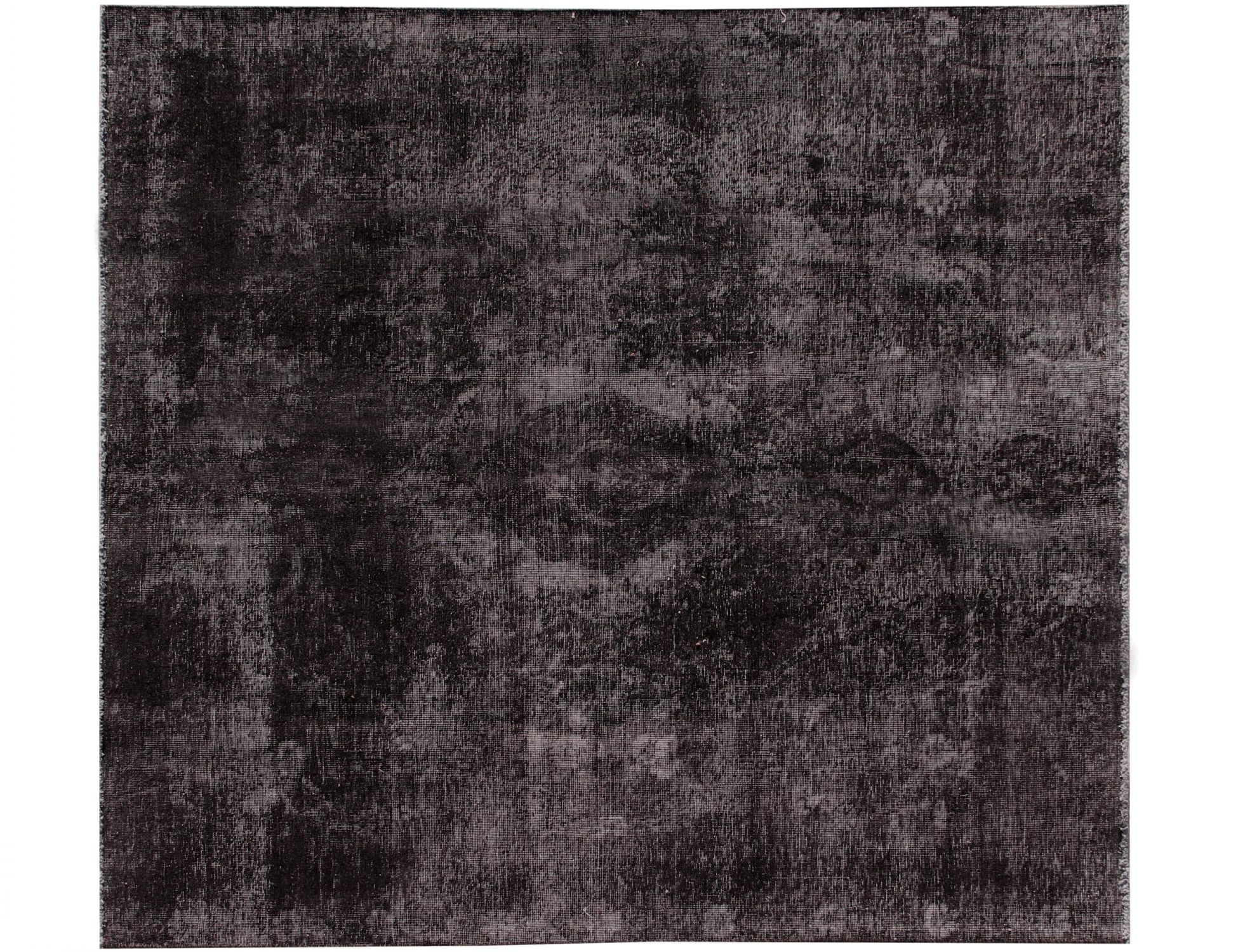 Tappeto vintage persiano  nero <br/>204 x 204 cm