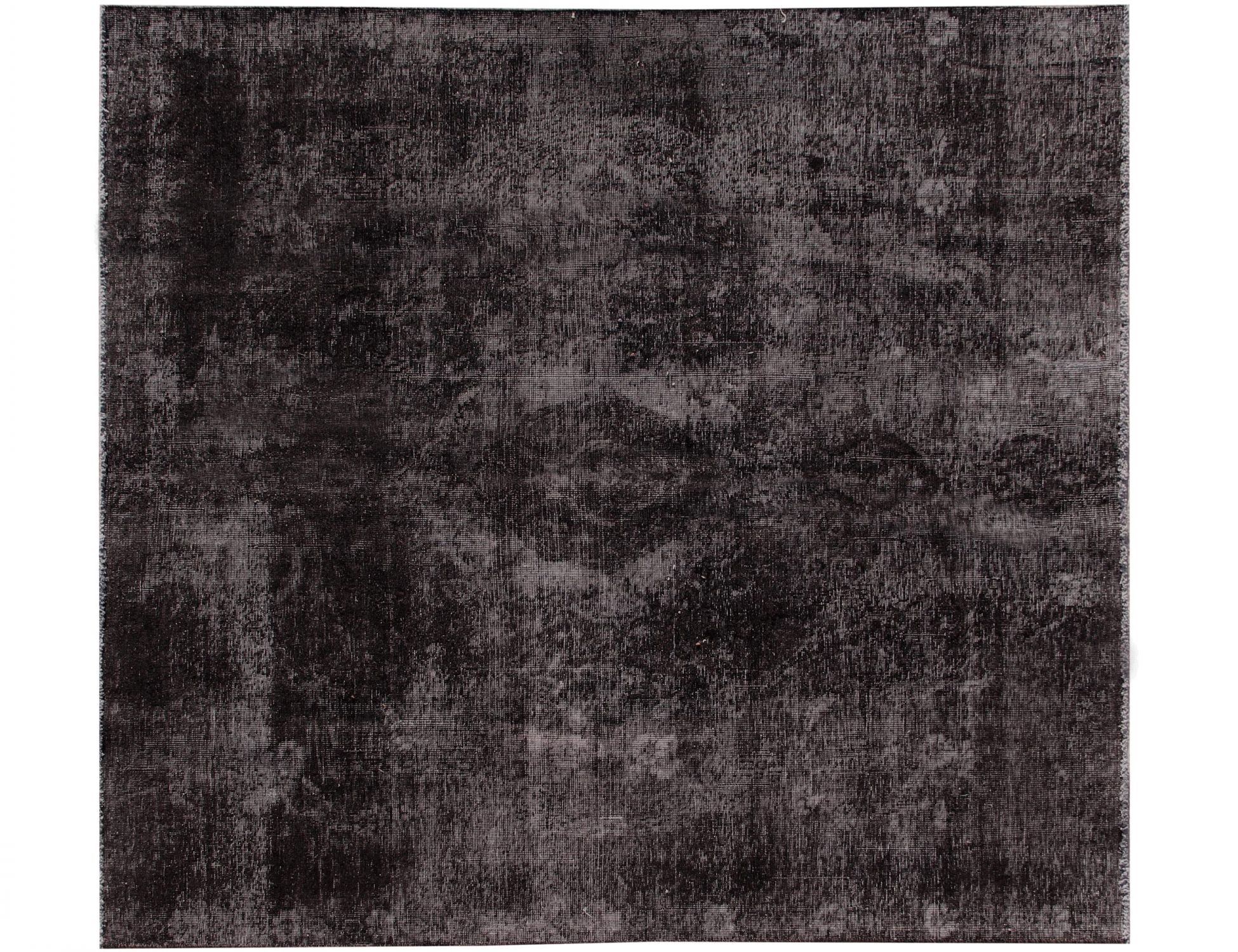 Tappeto vintage persiano  nero <br/>204 x 204 cm