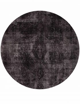 Persischer Vintage Teppich 204 x 204 schwarz