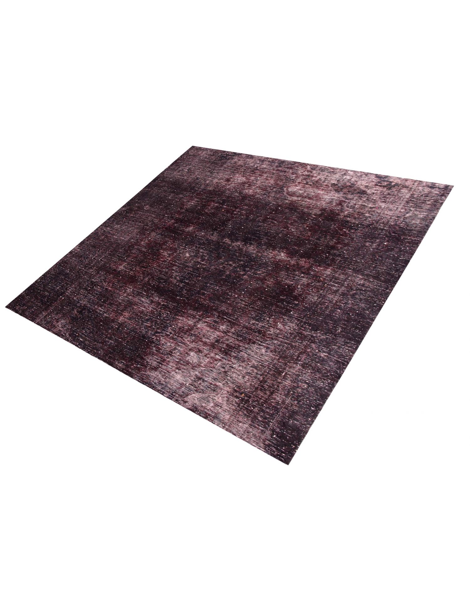 Persischer Vintage Teppich  schwarz <br/>203 x 203 cm