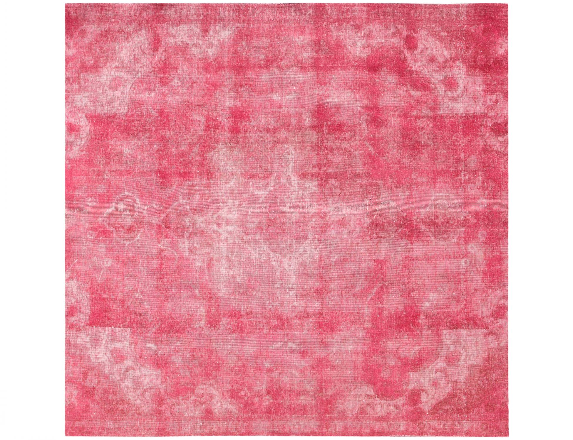Tappeto vintage persiano  rosa <br/>230 x 230 cm