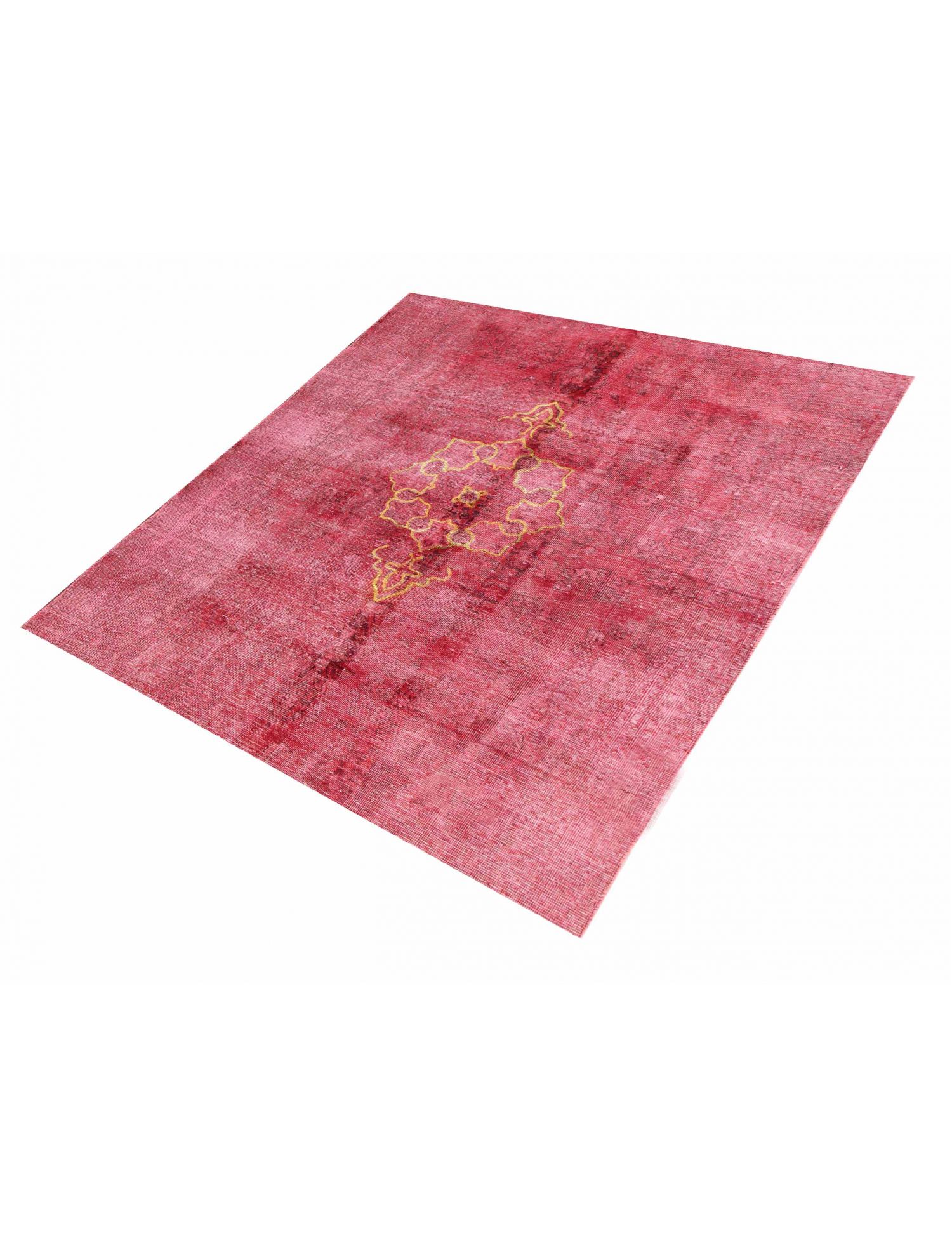 Persischer Vintage Teppich  rot <br/>188 x 188 cm