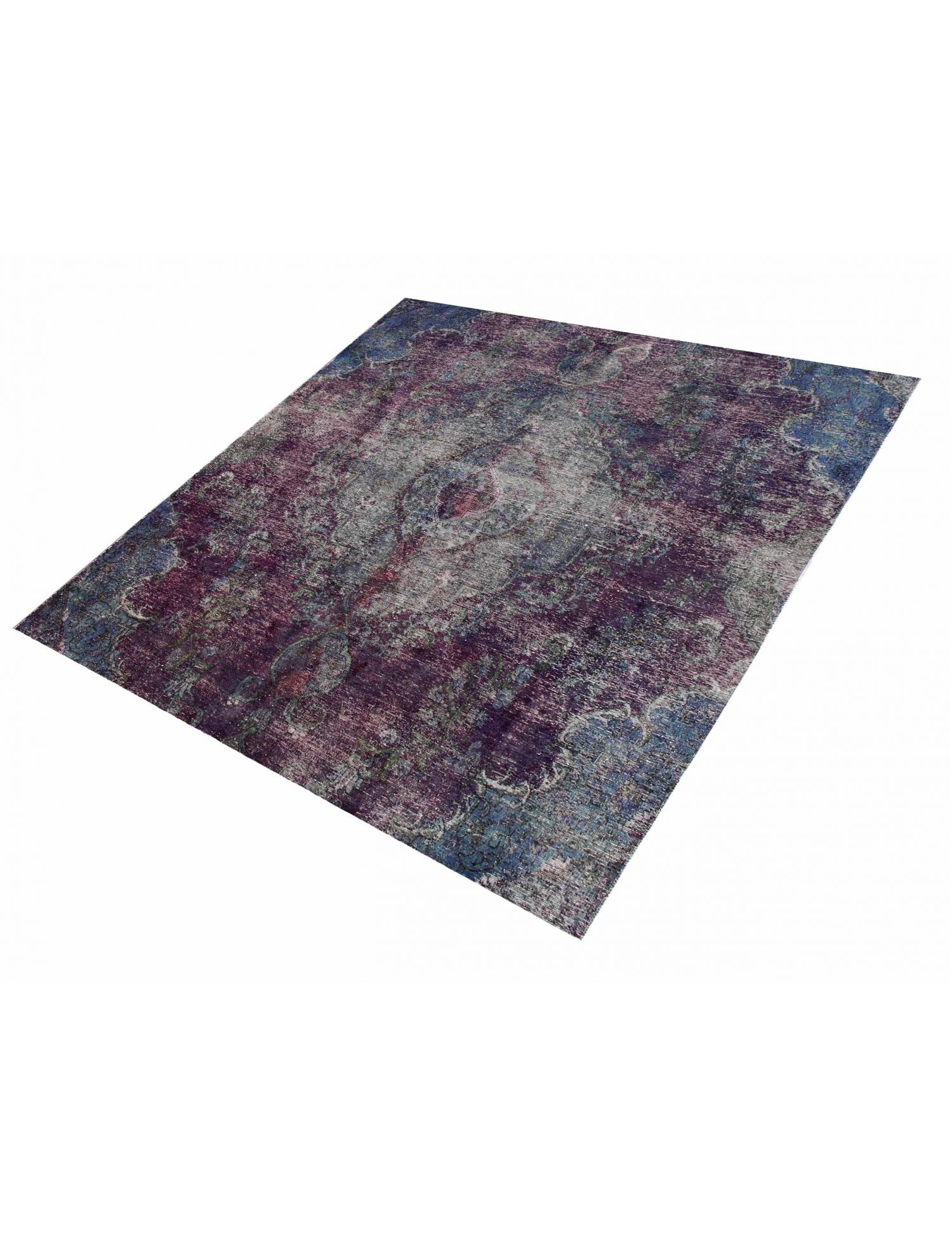Persischer Vintage Teppich  lila <br/>224 x 224 cm
