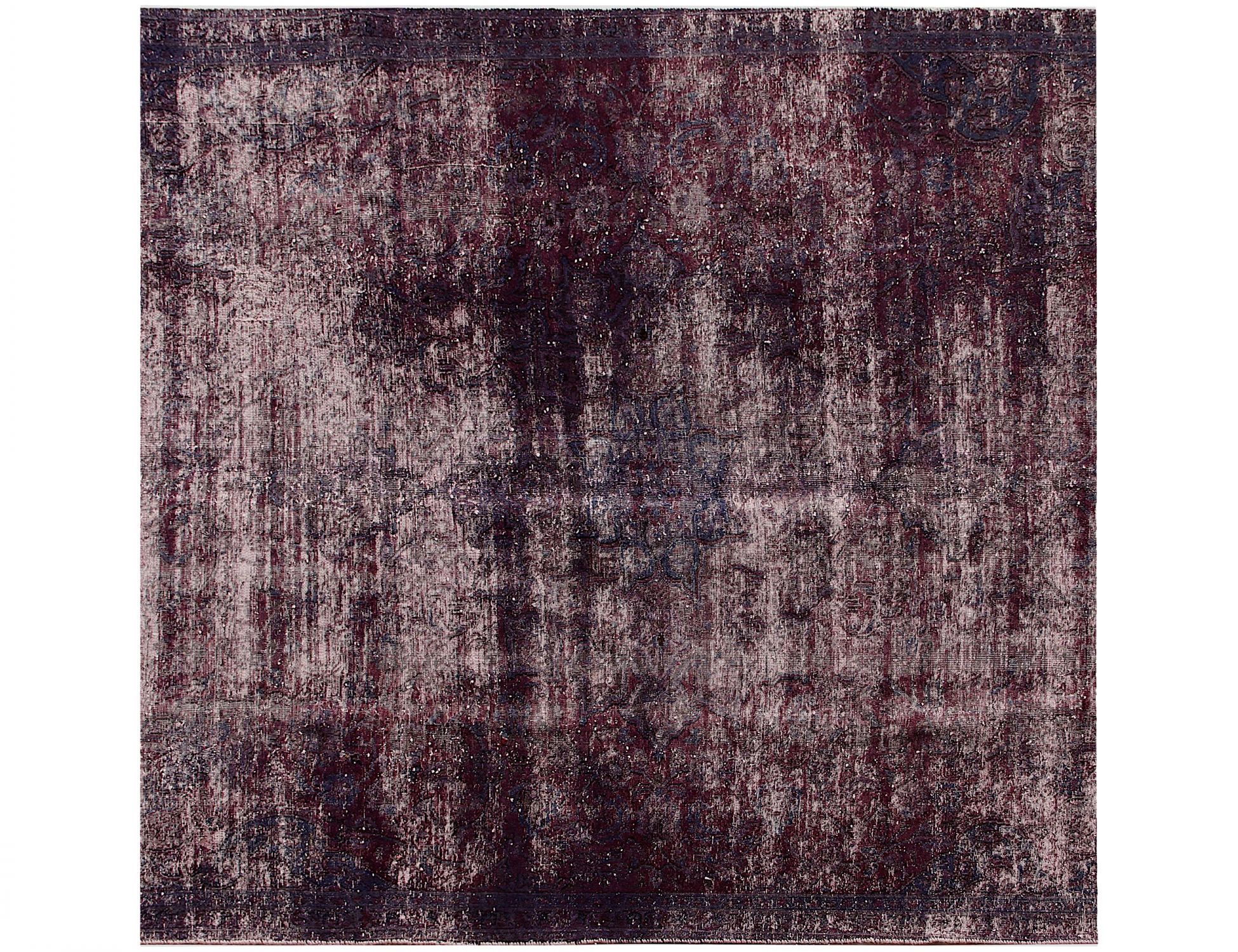 Persischer Vintage Teppich  blau <br/>215 x 215 cm