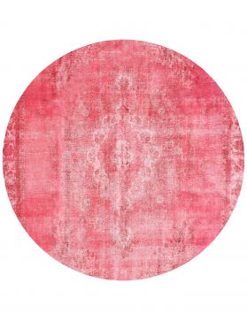 Persischer Vintage Teppich 252 x 252 rosa