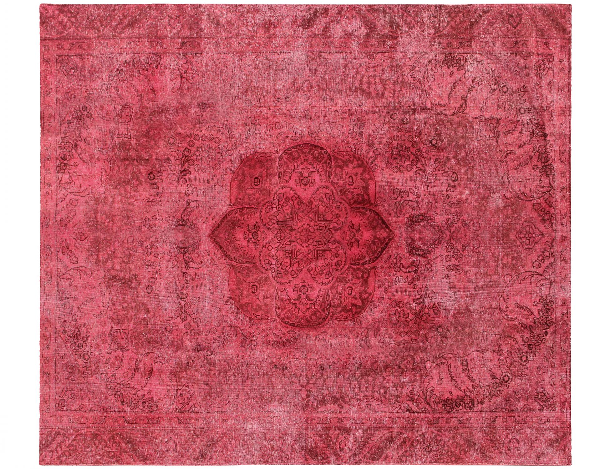 Persischer Vintage Teppich  rot <br/>320 x 266 cm