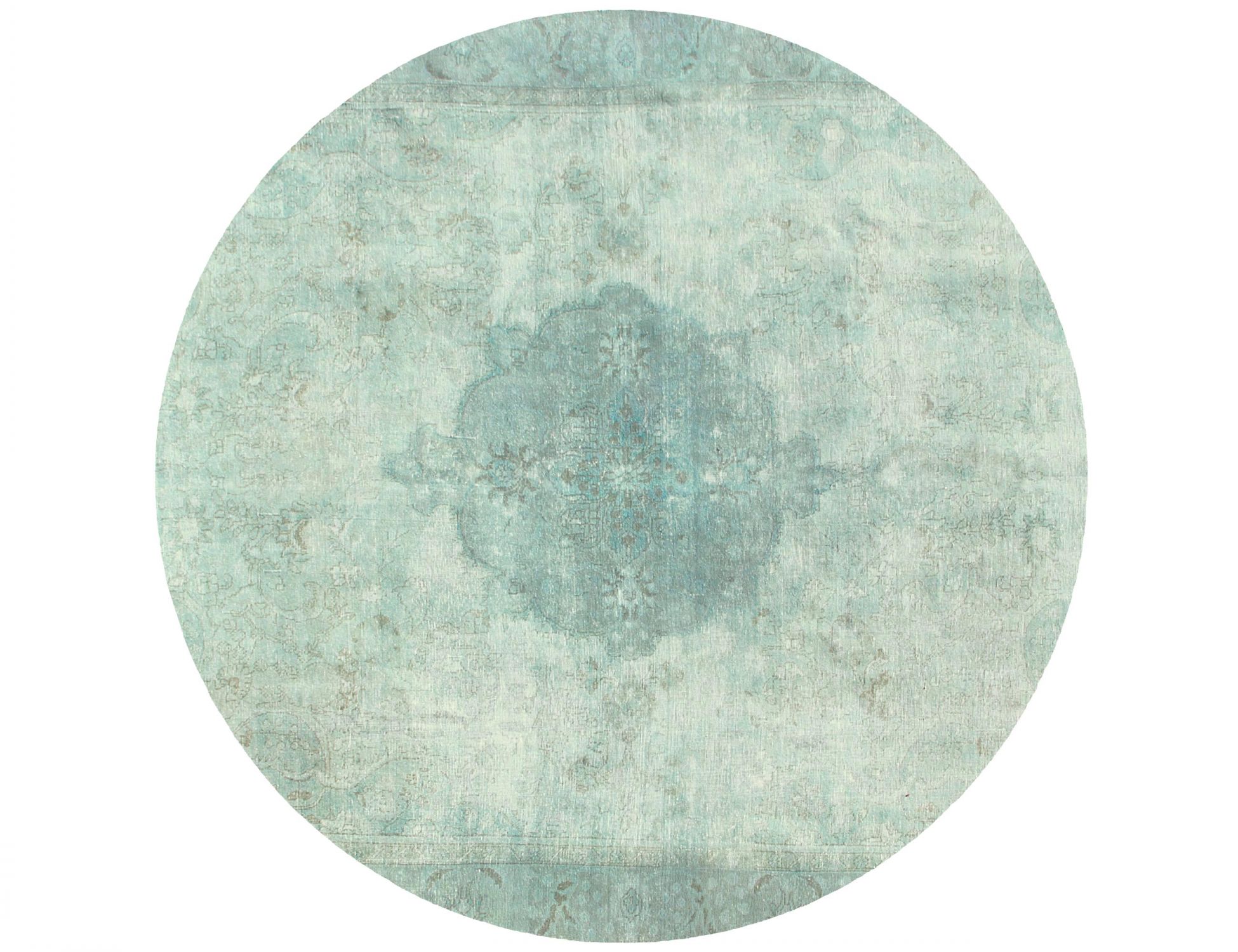 Tappeto vintage persiano  verde <br/>272 x 272 cm
