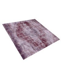 Lila Persien Persischer Vintage Teppich 280 x 280 cm - view 3