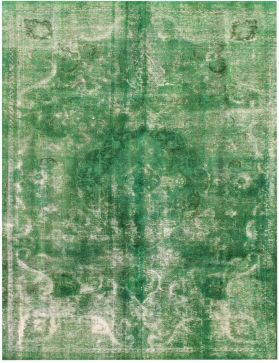Tappeto vintage persiano 317 x 218 verde