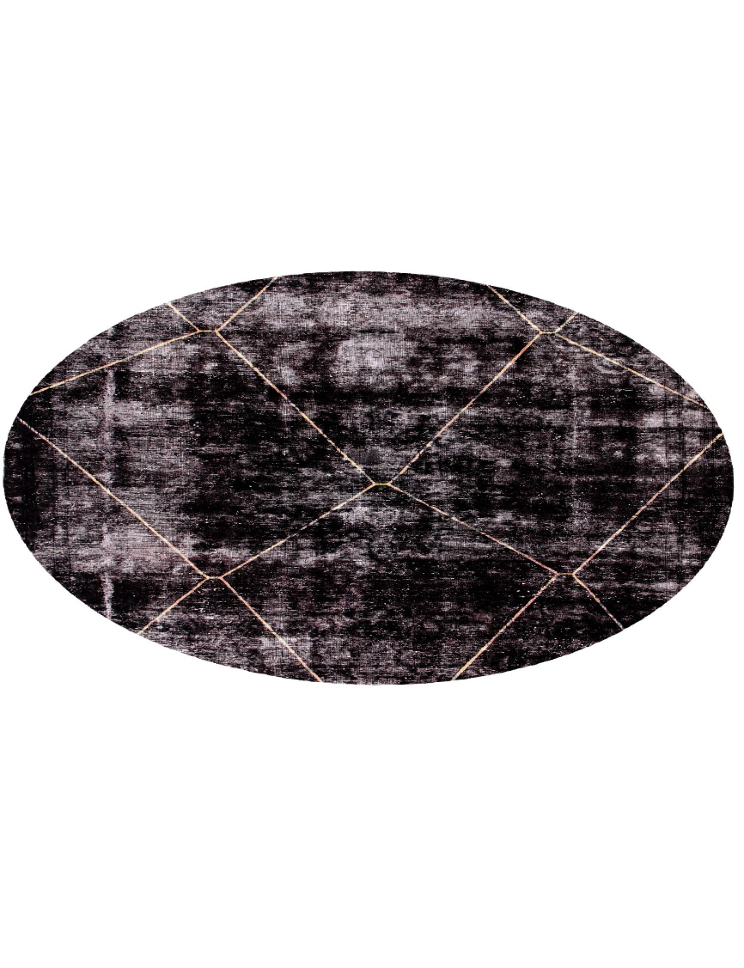 Persischer Vintage Teppich  schwarz <br/>237 x 237 cm