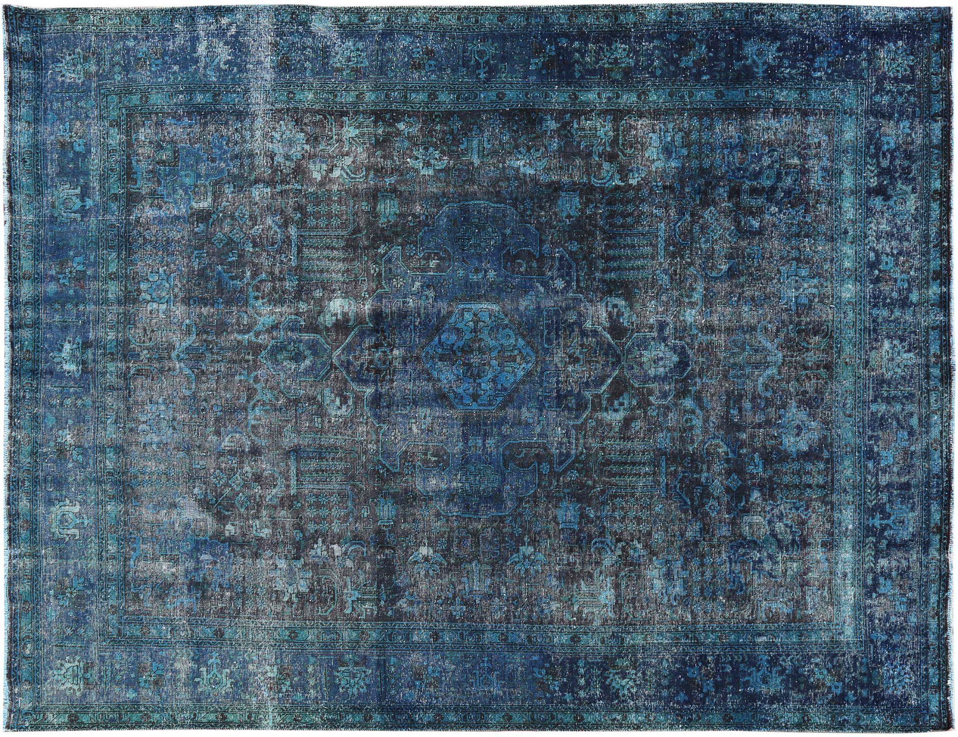 Vintage Teppich  blau <br/>390 x 289 cm