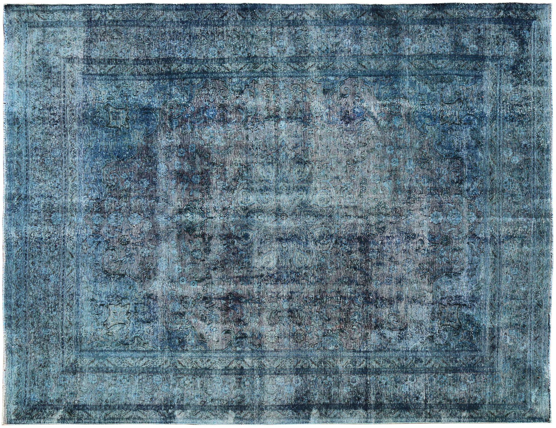 Vintage Teppich  blau <br/>383 x 291 cm