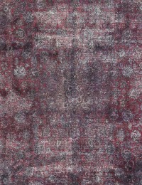 Violet Persan Tapis Vintage 334 x 290 cm - view 1