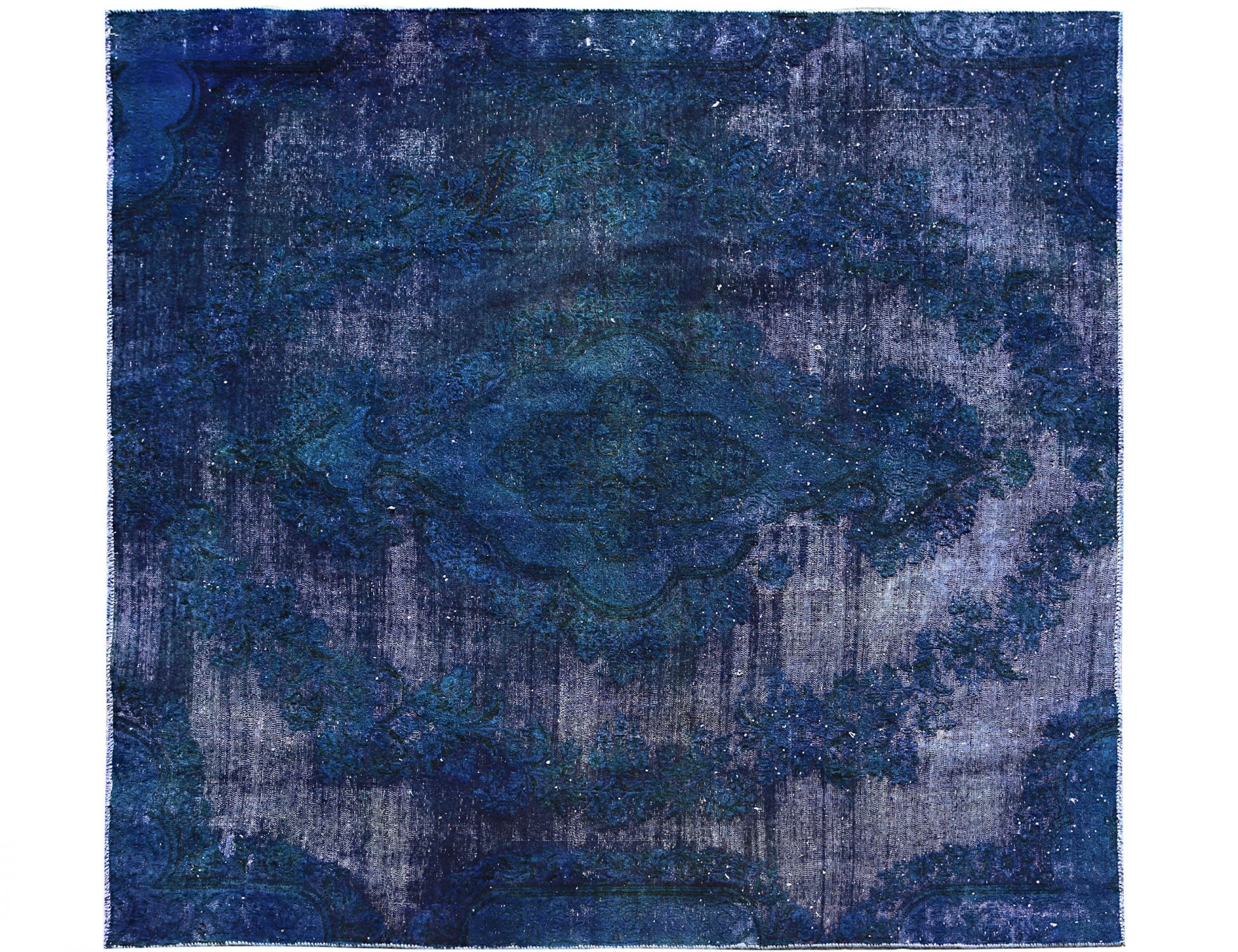 Tappeto Vintage  blu <br/>226 x 196 cm