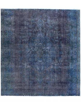 Square Vintage Carpet  blue <br/>260 x 252 cm