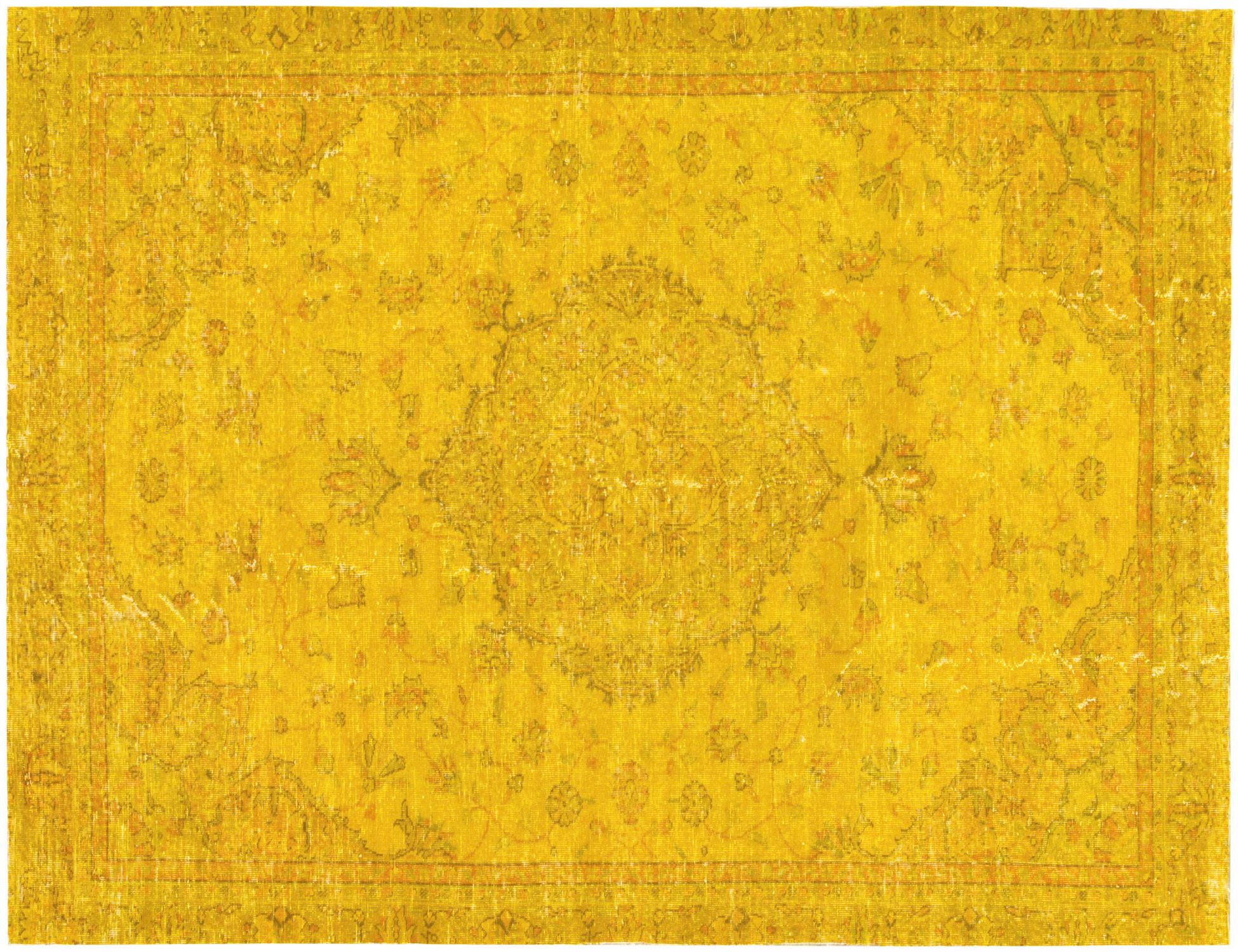 Tappeto Vintage  giallo <br/>283 x 176 cm